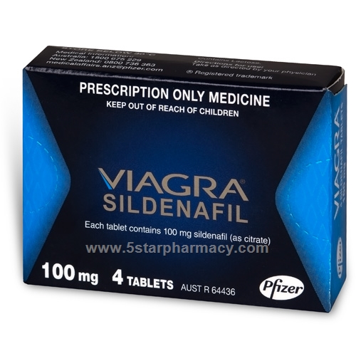 Viagra 100mg 4 Tablets/Pack