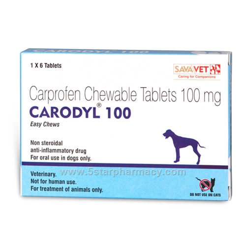 Carodyl 100 (Carprofen 100mg) Chewable 6 Tablets/Pack