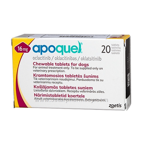 Apoquel (Oclacitinib 16mg) 20 Tablets/Pack