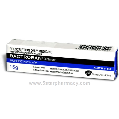 Bactroban (Mupirocin) 2% Ointment 15g Tube