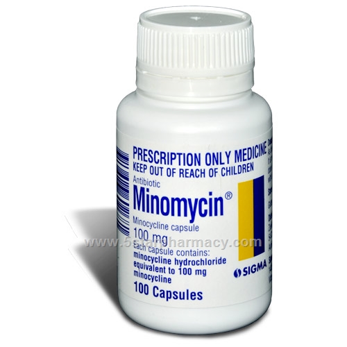 Minomycin 100mg 100 Capsules/Pack