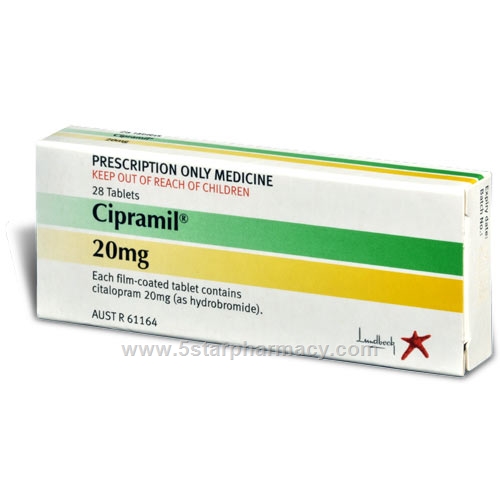 Cipramil 20mg  28 Tablets/Pack