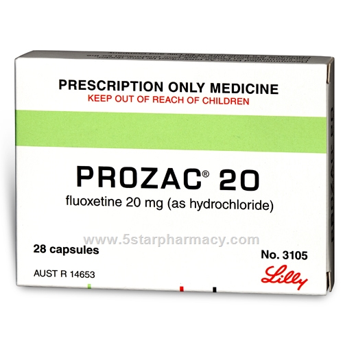 Prozac 20mg 28 Capsules/Pack