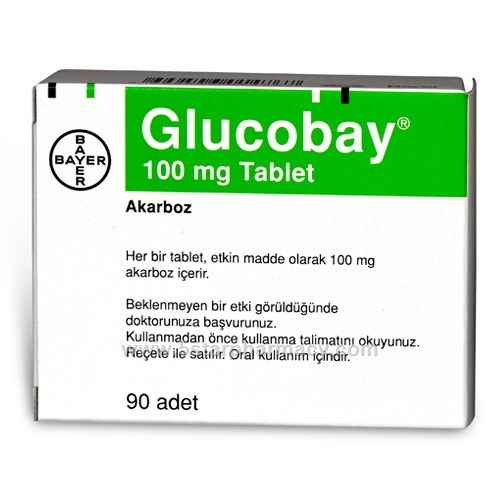 Glucobay (Acarbose 100mg) Tablets