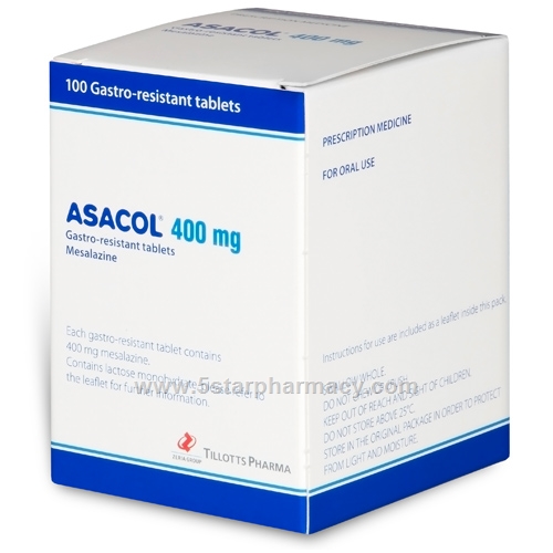 Asacol 400mg 100 Tablets/Pack