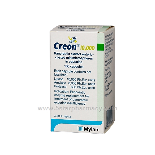 Creon 10000 (Pancreatin 150mg) 100 Capsules/Pack