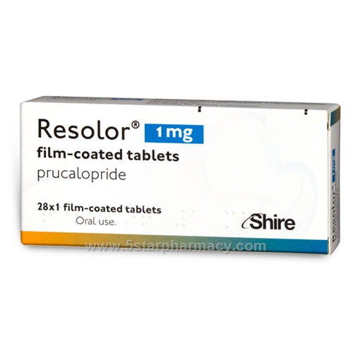 Resolor (Prucalopride 1mg) 28 Tablets/Pack