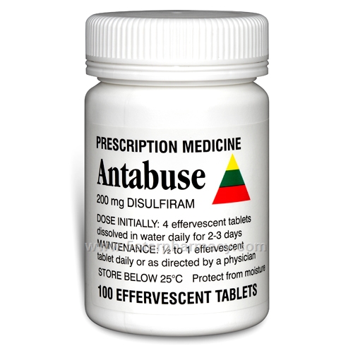 Antabuse (Disulfiram 200mg) 100 Tablets/Pack