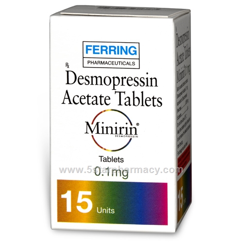 Minirin 0.1mg (Desmopressin) 15 Tablets/Pack