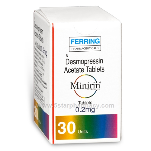 Minirin 0.2mg (Desmopressin) 30 Tablets/Pack