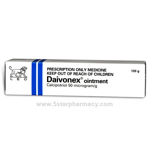 Daivonex (Calcipotriol 50mcg/g) Ointment 120g Tube