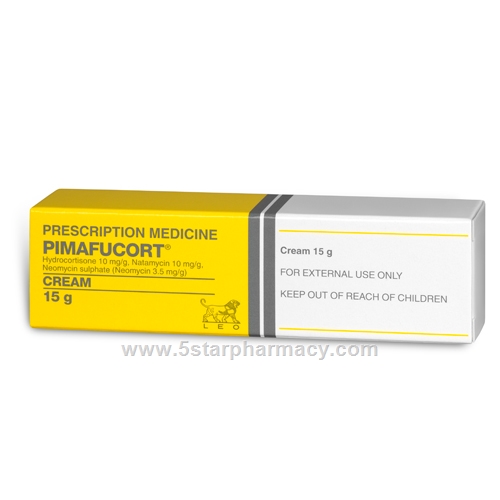 Pimafucort (Hydrocortisone/Natamycin/Neomycin 1%/1%/0.5%) Cream 15g/Tube