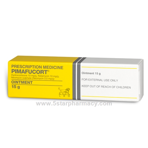 Pimafucort (Hydrocortisone/Natamycin/Neomycin 1%/1%/0.5%) Ointment 15g/Tube