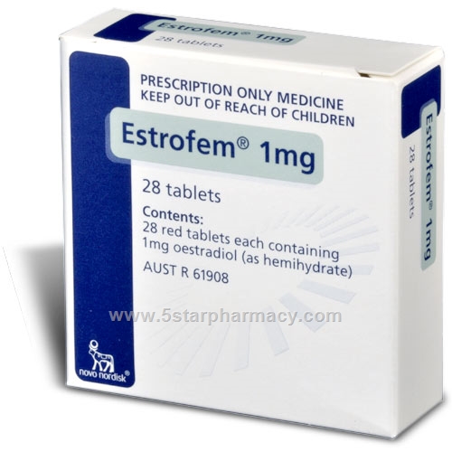 Estrofem 1mg 28 Tablets/Pack