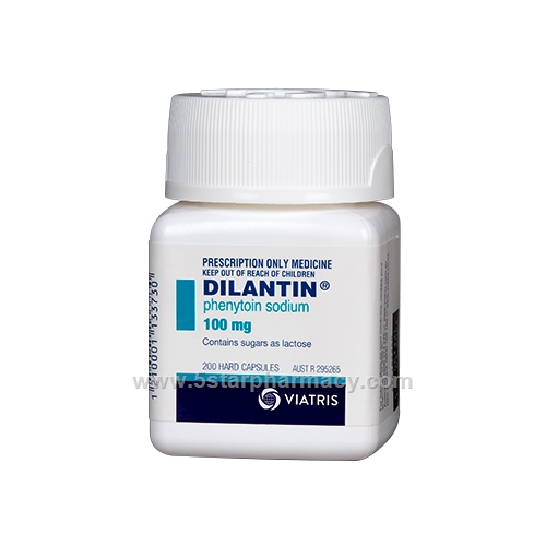 Dilantin 100mg 200 Capsules/Pack