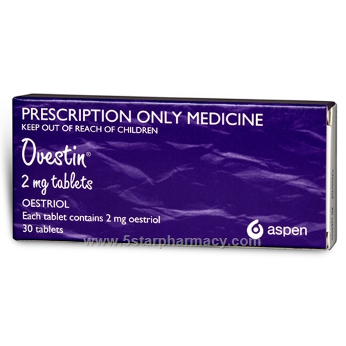 Ovestin Tablets 2mg 30 Tablets/Pack- by Aspen