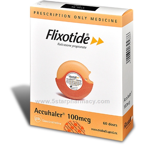 Flixotide (Fluticasone) Accuhaler 100mcg 60 Doses/Pack