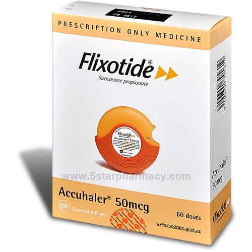 Flixotide (Fluticasone) Accuhaler 50mcg 60 Doses/Pack