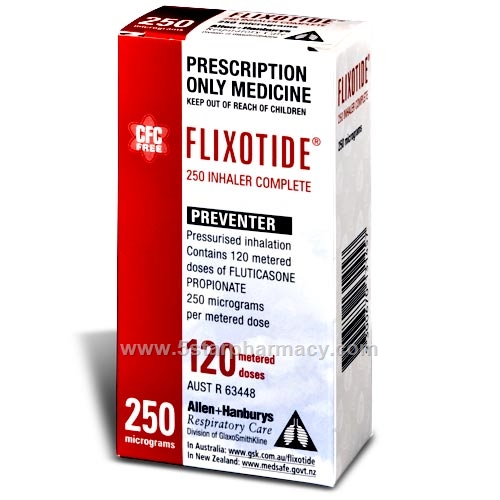 Flixotide (Fluticasone) CFC Free 250mcg 120 Doses/Inhaler