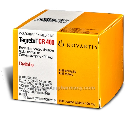 Tegretol CR 400mg 100 Tablets/Pack