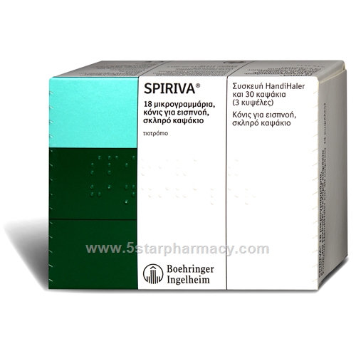 Spiriva (Tiotropium 18mcg) 30 Capsules/Pack