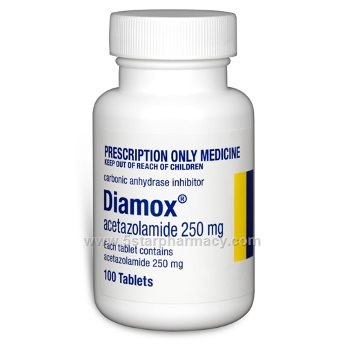 Diamox 250mg 100 Tablets/Pack