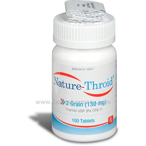 Nature-Throid 2 Grain - 100 Tabs/Bottle