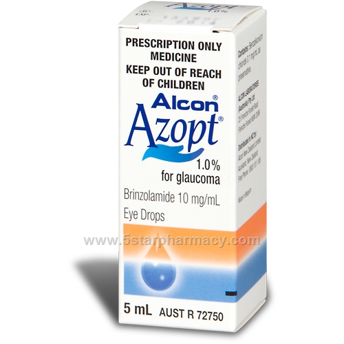 Azopt 1% Eye Drops (Brinzolamide) 5ml/Pack