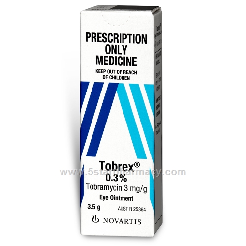 Tobrex (Tobramycin 0.3%) Eye Ointment 3.5g/Tube