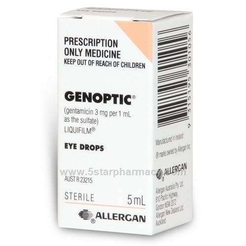 Genoptic Eye Drops (gentamicin 0.3%) 5ml/Pack