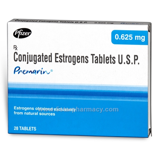 Premarin (Conjugated Estrogens 0.625mg) 28 Tablets/Pack (India)