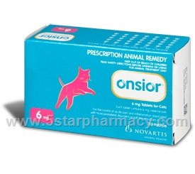 Onsior (robenacoxib) 6mg for cats 30 Tablets/Pack