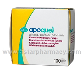 Apoquel (Oclacitinib 3.6mg) 100 Tablets/Pack