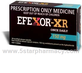 Efexor XR 150mg 28 Capsules/Pack