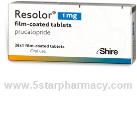 Resolor (Prucalopride 1mg) 28 Tablets/Pack