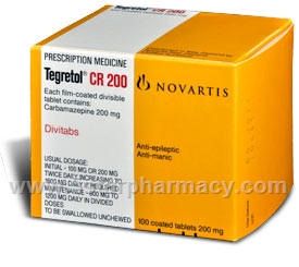 Tegretol CR 200mg 100 Tablets/Pack