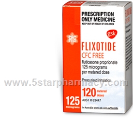 Flixotide (Fluticasone) CFC Free 125mcg 120 Doses/Inhaler